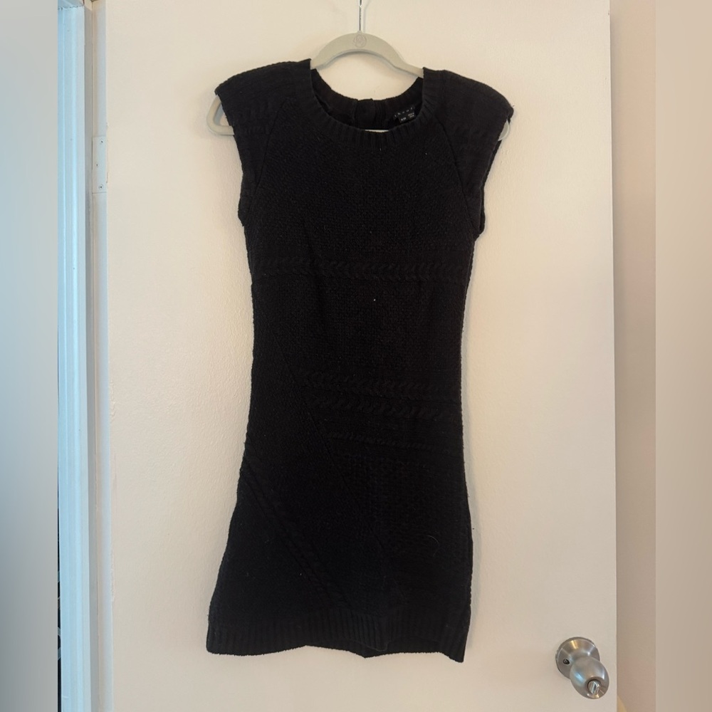 Theory Black Mini Dress